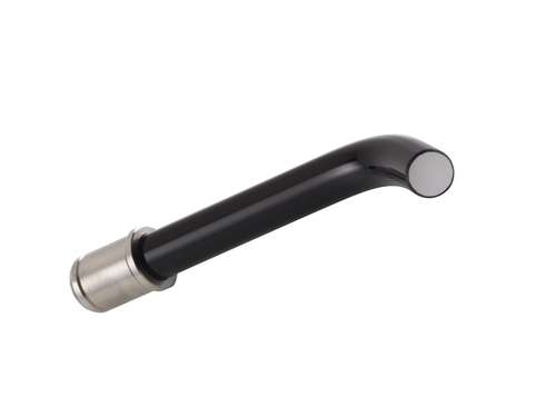 black optical fiber with metal click-clack connection (Ø 8 mm)