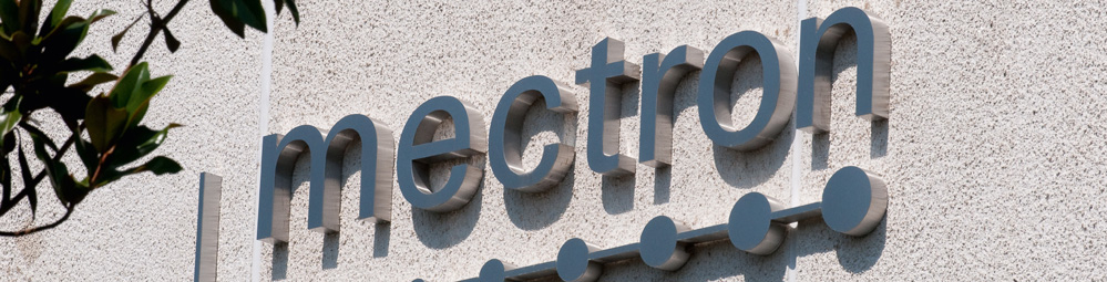 mectron building - detail company logo