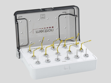 PIEZOSURGERY insert kit with all inserts for the preparation of implant sites - pro version