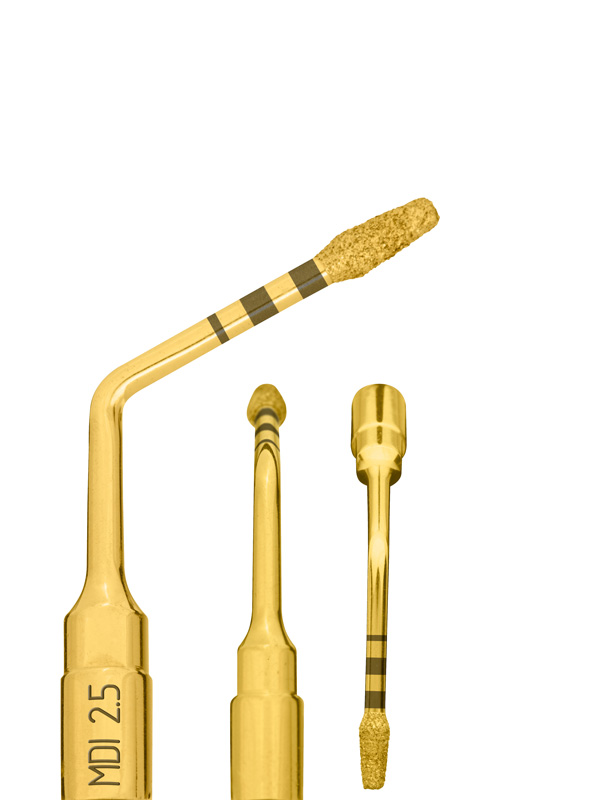 insert MDI 2.5 lateral view, turned about 90° and frontal view