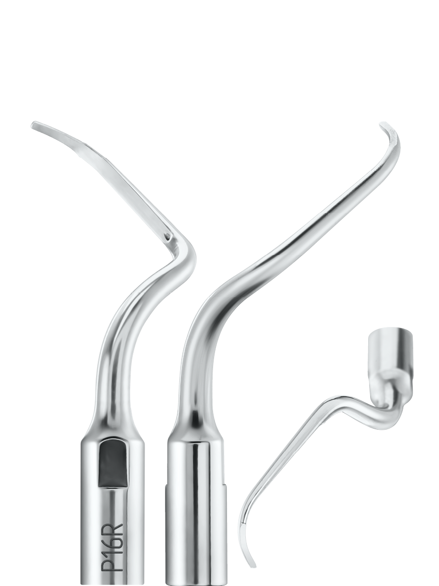 new insert P16R lateral view, turned about 90° and frontal view